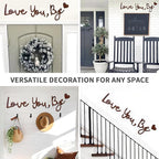 Home Decor Large Brown Love You Bye Wood Sign Boho Decor Wall Decor Express - Image 7