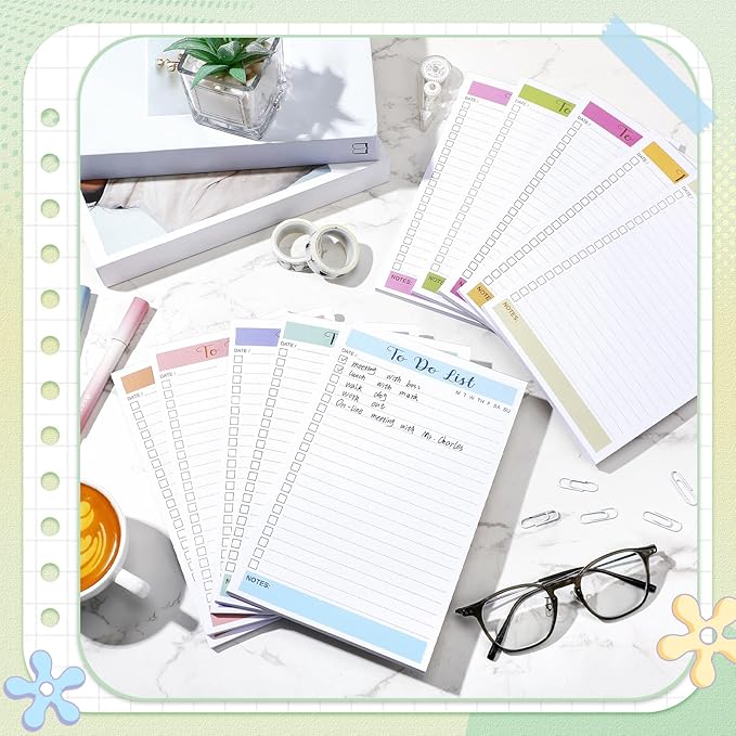 Censen 10 Packs To Do List Notepads, Simple Daily Reminder Checklist Planner - Image 7