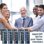 Geyoga 50 Sets Team Appreciation Gifts Bulk Ballpoint Pens with Teamwork Cards for Employee Coworker Staff Group Members Volunteer Office Supplies