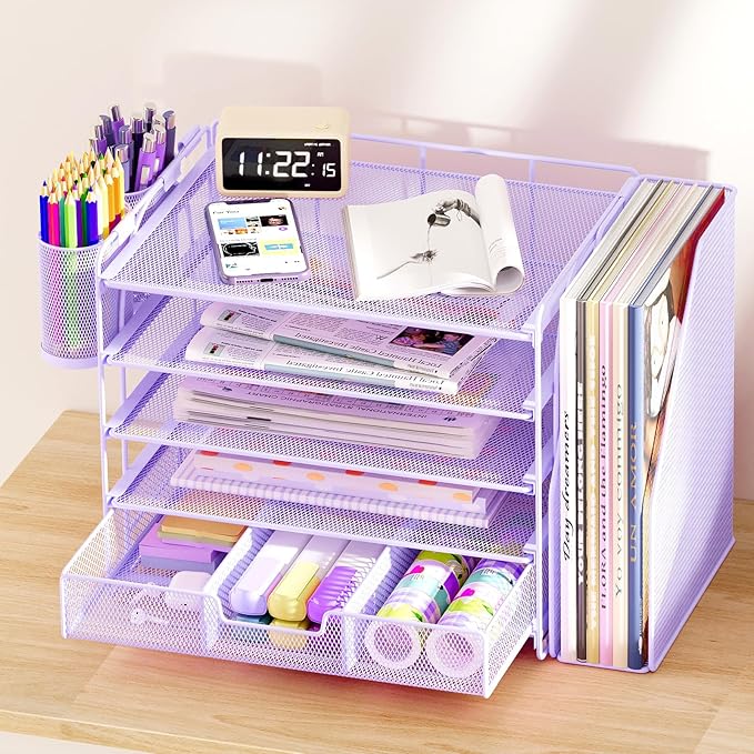 OPNICE Desk Organizer, 5-Tier Paper File Organizer - Image 6