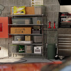 Regal Altair 21" Deep x 54" Wide x 64" Height Wire Shelving Kit | 5-Tier | NSF - Image 8