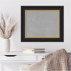 Amanti Art Black Framed Magnetic Board 22x26 Small Vision Board - Image 6