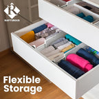 RAPTUROUS Adjustable Drawer Dividers, Expandable 13.35-22", Non-Slip - Image 7