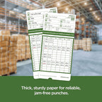 uPunch Time Clock Cards Hn3000, Two Sides, 7.37 X 3.37 - Image 4