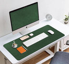 Huicon Faux Leather Desk Mat, 31.5"x15.7" Non-Slip PU Leather Desk Pad - Image 2