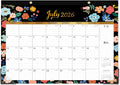 Calendar 2026-2027 - Desk Calendar 2026-2027 | 18-Month Desk/Wall Calendar, Jul. 2026 - Dec. 2027, 16.8" x 12", Desk calendar with Corner Protectors, Ruled Blocks