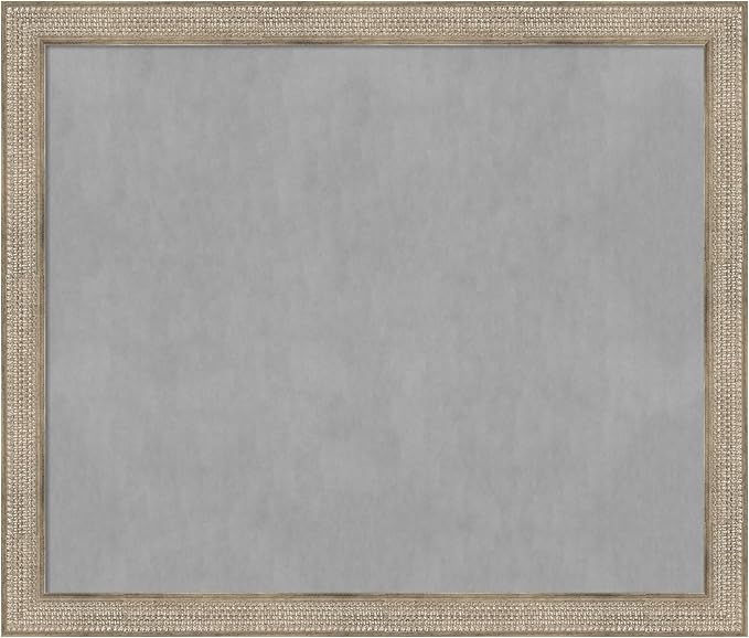 Amanti Art Silver Framed Magnetic Board 46x54 Oversize Vision Board by AmantiArt
