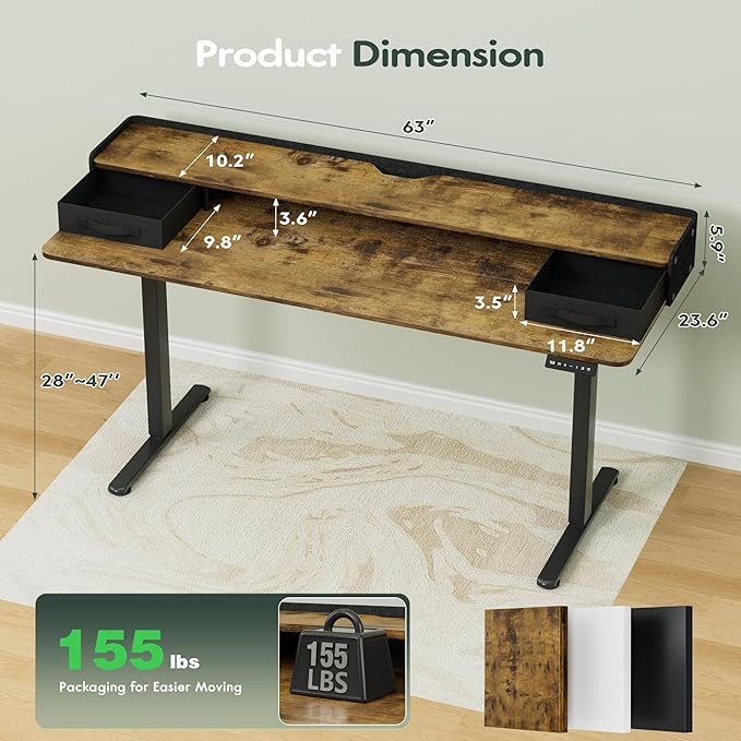 Homall Electric Standing Desk - Image 3