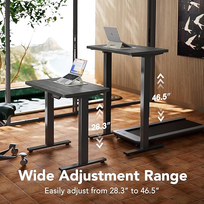 HUANUO Electric Standing Desk, 4 Memory Height Settings, Sit to Stand Up Desk - Image 3