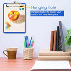 2 PCS Blue Plastic Clipboard - Image 6