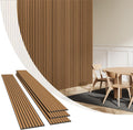 Olanglab Wood Slat Wall Panels 4 Pack, Wooden Acoustic Wall Panels, 94.5"x12.6"