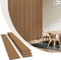 Olanglab Wood Slat Wall Panels 4 Pack, Wooden Acoustic Wall Panels, 94.5"x12.6" by Olanglab