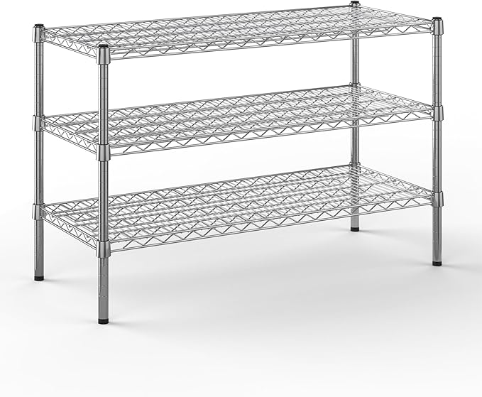 Regal Altair 18" Deep x 42" Wide x 27" Height Wire Shelving Kit | 3-Tier | NSF by Regal+Altair