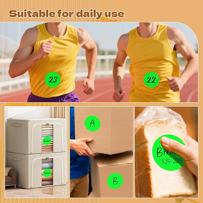 3 Inch Round Color Coding Labels - Image 7