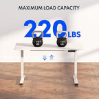 FLEXISPOT E6 3-Stage Dual Motor Electric Standing Desk 48 x 30 Sit Stand Up Desk - Image 7