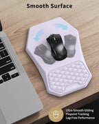 Ergonomic Mouse Pad and Keyboard Wrist Rest Support Set, Massage Design Mousepad - Image 6