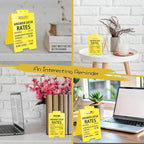 Smilelife Funny Office Cubicle Decor Answer Desk Rates Desk Sign Team Office - Image 4