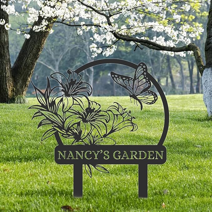 Personalized Garden Signs | Customized Metal Yard Sign Stakes | Custom - Image 3