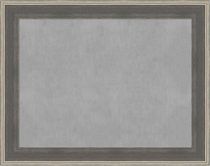 Amanti Art Grey Framed Magnetic Board 23x29 Medium Vision Board by AmantiArt