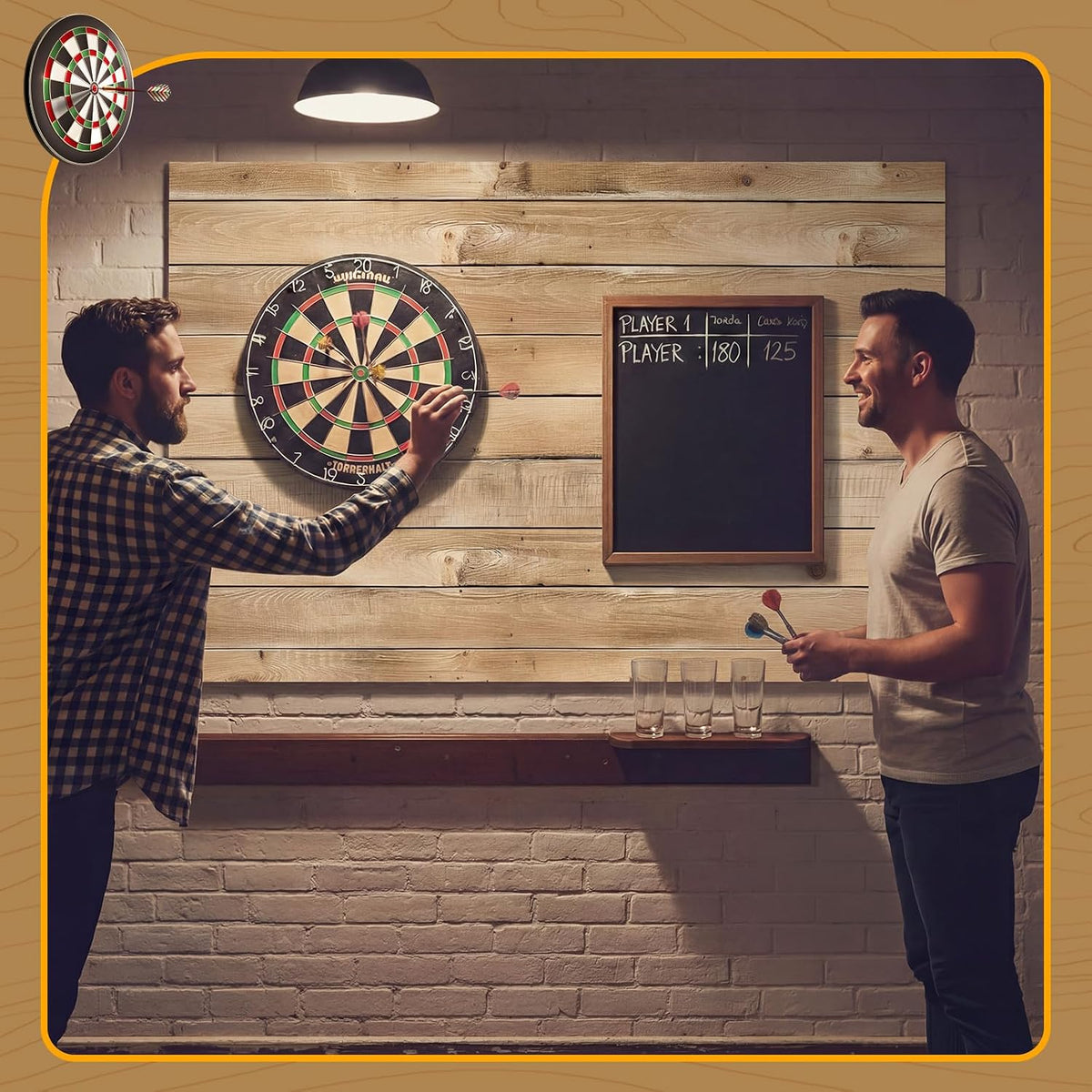 Hahafelt Felt Dart Board Wall Protectors, Cork Backboard Alternative