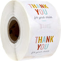 Thank You for Your Order Stickers / 500 Business Appreciation Labels / 1.5" Multi-Color Small Business Thanks Stickers/Made in The USA