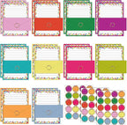 TaoBary 160 Pcs Stationery Paper Set 50 Double Sided Stationery Papers by TaoBary