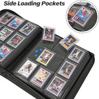 Sibonic 9 Pocket TopLoader Binder, Holds 360 3”x4” Toploader Hard Cases - Image 3