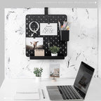 EHO Clamp-On Desk Pegboard, 13.5 x 14 inch Privacy Divider, Desk Partition Panel - Image 5