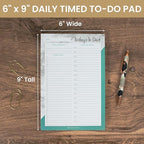 bloom daily planners Undated Daily Timed to-Do List Pad - Image 2