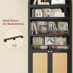 81" Tall Arched Cabinets, Bookcase - Image 5