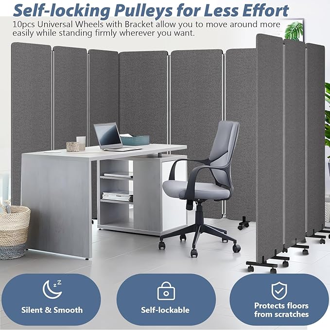 Acoustic Room Divider Privacy Panel - Image 2