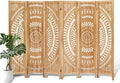 ALeesing 6 Panel Wood Room Divider Fully Assembled, Decorative Room Dividers by ALeesing