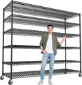 REIBII 82.6" H*60''W*17.7" D Steel Heavy Duty Wire Shelving
