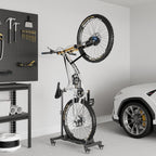 vertical bike stand, freestanding bike rack for garage, main product view