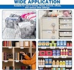 100 Pcs Wire Shelf Label Holder - Image 6