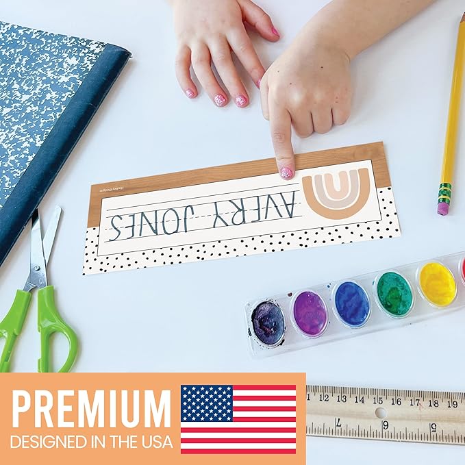 Desk Name Tags for Classroom -25 Student Name Plates for Classroom Kindergarten - Image 5