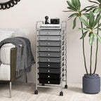 GLACER 10 Drawers Rolling Cart, Storage Cart - Image 2