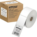 2.25" x 3" Thermal Labels | 6 Rolls | 5040 Labels | fits Zebra, Offnova Thermal by EcothermProducts