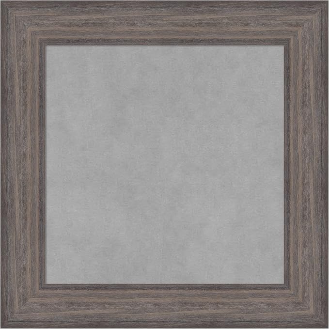 Amanti Art Grey Framed Magnetic Board 21x21 Small Vision Board by AmantiArt