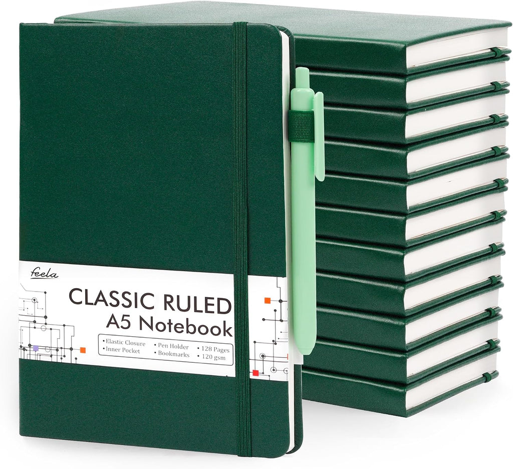 feela 12 Pack Notebooks Journals Bulk