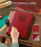 Biuwory Lined Journal Notebook for Women Men, 256 Pages B5 Large Hardcover - Image 3
