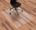 Office Chair Mat for Hardwood Floor, 48”x 36” Vinyl Desk Chair Mat Clear Floor by HOMEK