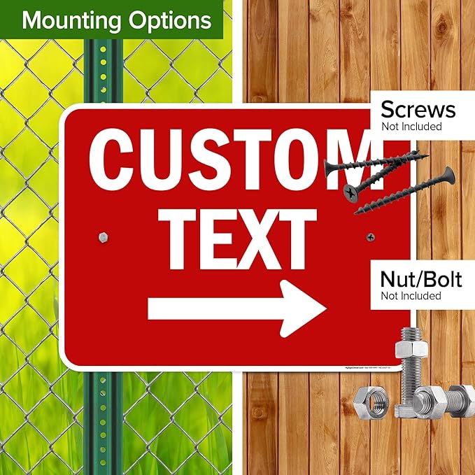 Custom Arrow, Custom Directional Sign, Right Arrow, 18x24 Inches, Rust Free - Image 5