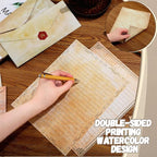 TaoBary 160 Pcs Stationery Paper Set 50 Double Sided Stationery Papers - Image 3