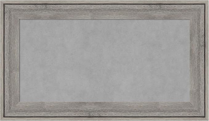 Amanti Art Grey Framed Magnetic Board 17x29 Small Vision Board by AmantiArt