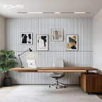 TO-TH Wood-Look Acoustic Panel, 4 Pack 47.2” x 23.6” Soundproof Wall Panels - Image 6