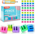 100 Pack Pencil Sharpeners Bulk by Craiiby