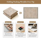 GENIMO 6x9 Area Rugs for Living Room, Machine Washable Non Slip Vintage Rugs - Image 9
