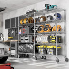 M MZG 5-Shelf Storage Shelves, Wire Shelving Heavy Duty Metal Storage Shelving - Image 6