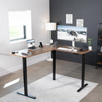 VIVO Electric Corner 63 x 55 inch L-Shaped Standing Desk, Memory Height - Image 8